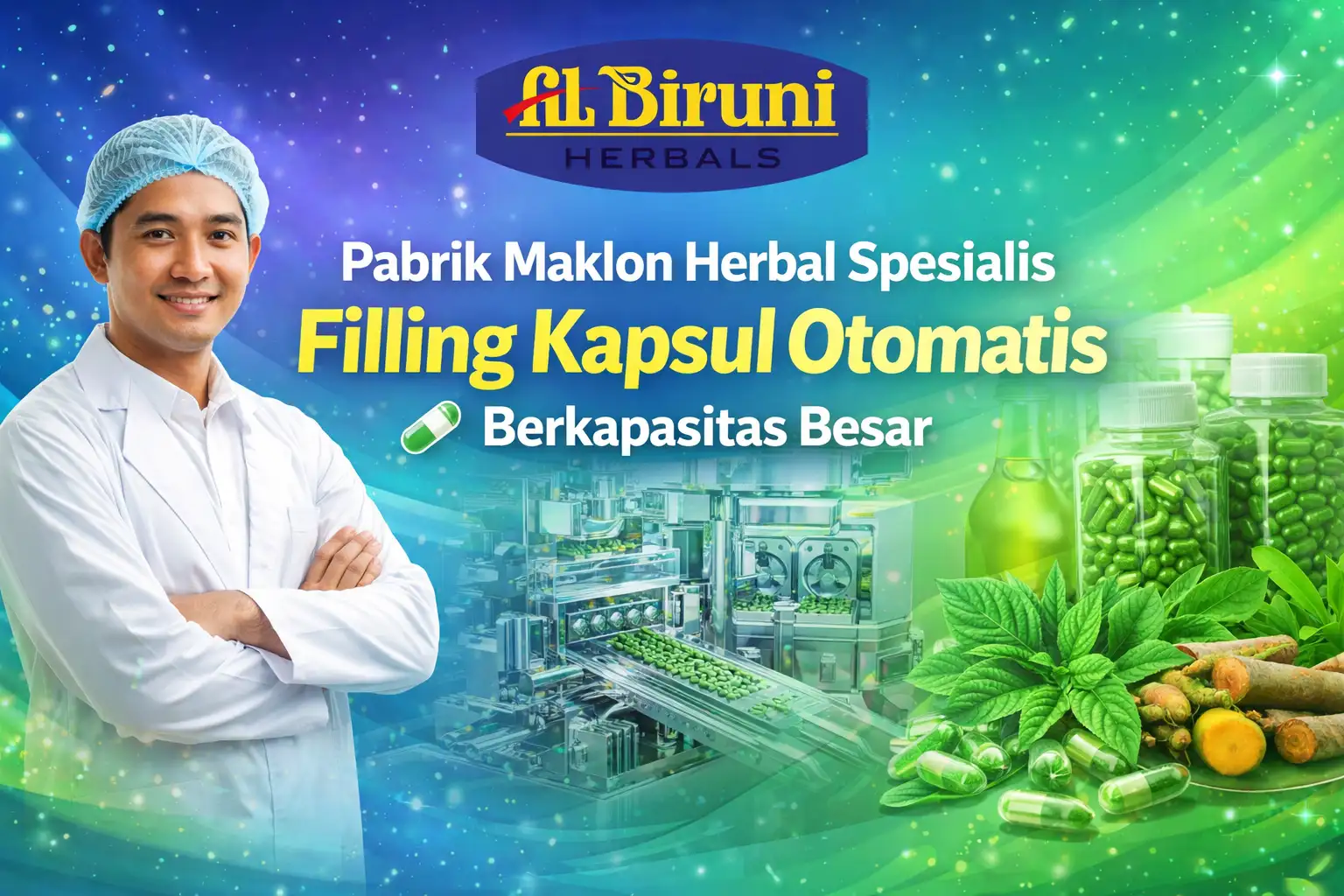 Pabrik Maklon Herbal Spesialis Filling Kapsul Otomatis Berkapasitas Besar: Kunci Skalabilitas Bisnis Anda